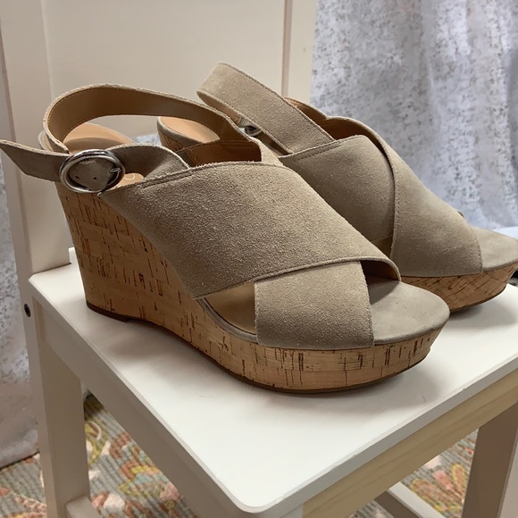 Franco Sarto wedge sandals - Picture 1 of 8